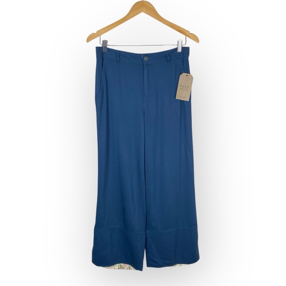 NWT Frye Navy Rayon Pants size Small - Picture 2 of 8